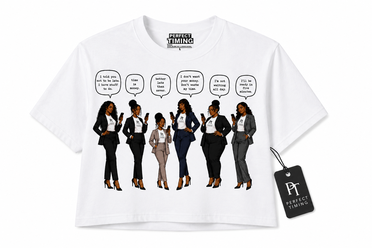 Girl Math Crop Tee